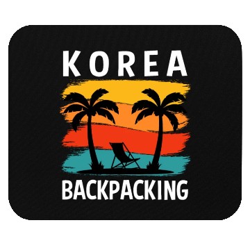 Discover Korea Retro Adventure Wilderness Backpacking Mouse Pads