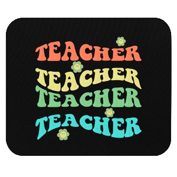 Discover Retro Groovy In My Teacher Era Teacher Life T-Shir Mouse Pads