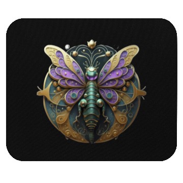 Discover Metallic Butterfly Mouse Pads