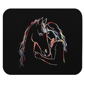Discover Horse Lover Horseback Riding Equestrian Mouse Pads
