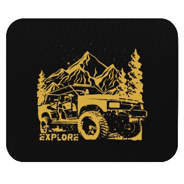 Discover Jeep Car and Nature Mount Mouse Pads