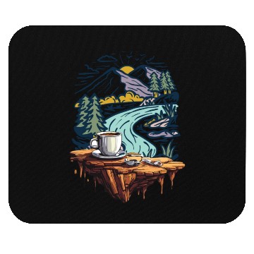 Discover Nature and Coffee Lover Classic Mouse Pads