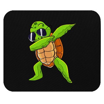 Discover Dabbing Sea Turtle Animal Lover Save The Turtles Mouse Pads