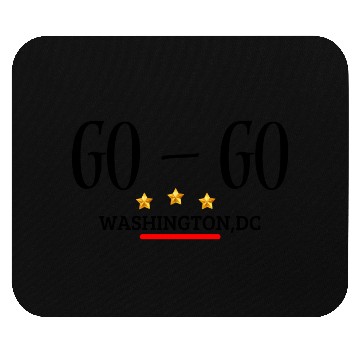 Discover GO-GO DC on unisex Mouse Pads