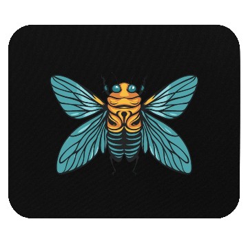 Discover Funny Cicada Retro Vintage Cicada 2024 Invasion Mouse Pads
