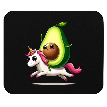 Discover Avocado on unicorn Mouse Pads