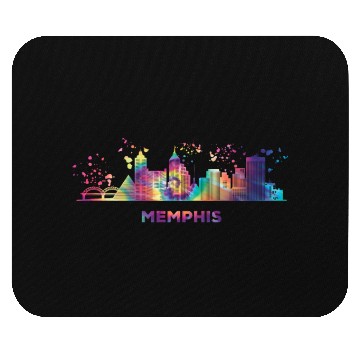 Discover Memphean Skyline Memphis Mouse Pads