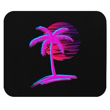 Discover sunset Vaporwave Palm Tree Aesthetic Tropical Mouse Pads