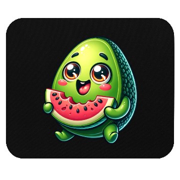 Discover Avocado & Watermelon Sweet Comic Mouse Pads