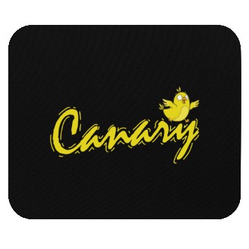 Discover Canary Bird yellow and cute Mouse Pads