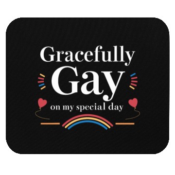 Discover Birthgay Gay Pride Flag Pride Month Equal Rights Mouse Pads
