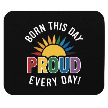 Discover Birthgay Gay Pride Flag Pride Month Equal Rights Mouse Pads