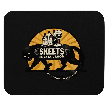 Discover Vintage Hollywood Cat Dive Bar Mouse Pads