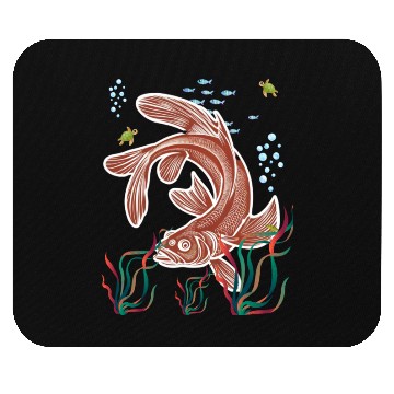 Discover Cat Fish Mouse Pads
