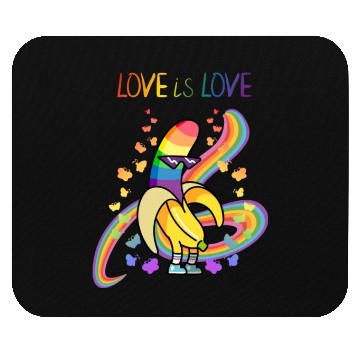Discover Pride Month | Love is Love Rainbow Mouse Pads