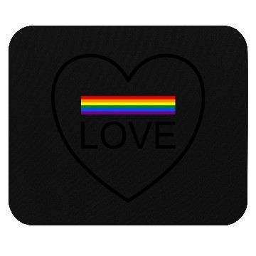 Discover Wording design "LOVE". Design for pride month 2024 Mouse Pads