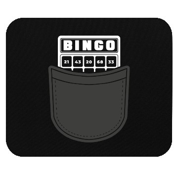Discover Fake Pocket Bingo Player Mouse Pads