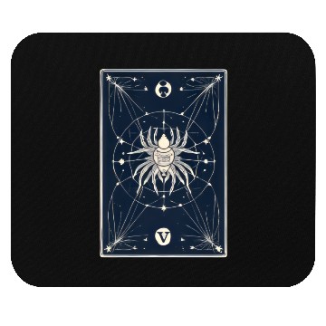 Discover Spider Tarot Card Reader Astrology Occult Mouse Pads