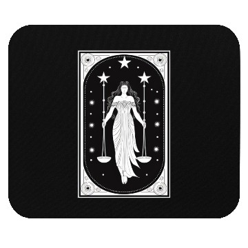 Discover Themis Tarot Card Astrology Occult Mystical Mouse Pads