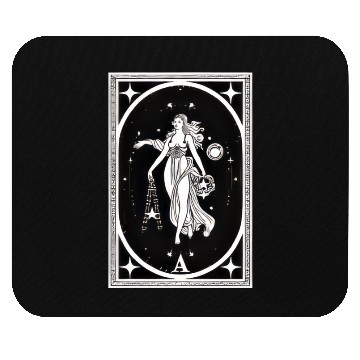 Discover Themis Tarot Card Astrology Occult Mystical Mouse Pads
