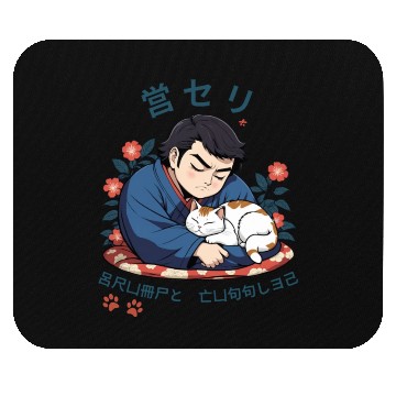 Discover Grumpy Cuddles: Sumotori Napping Japanese Style Mouse Pads