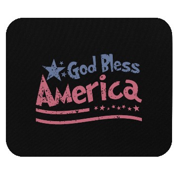 Discover God Bless America Lovers Independence Mouse Pads