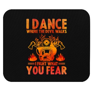 Discover Fire Firetruck Firefighter Fireman Firefighting Mouse Pads