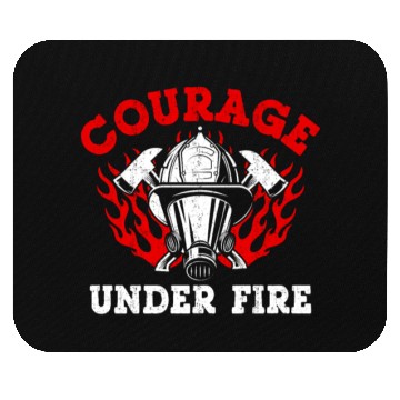 Discover Fire Firetruck Firefighter Fireman Firefighting Mouse Pads