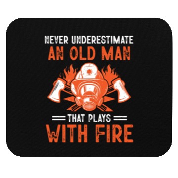 Discover Fire Firetruck Firefighter Fireman Firefighting Mouse Pads
