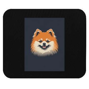 Discover Pomeranian Dog 1 - Japanese Old Vintage Mouse Pads
