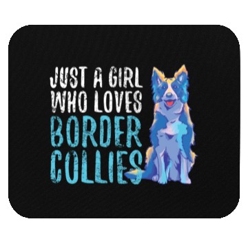 Discover Unique Border Collie Love Art Expression Mouse Pads