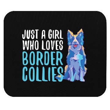 Discover Unique Border Collie Design For Dog Enthusiasts Mouse Pads