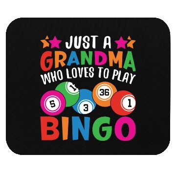 Discover Bingo Grandma Mouse Pads