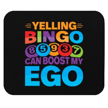 Discover Funny Bingo Caller Mouse Pads