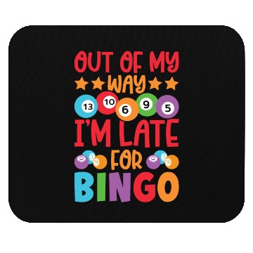 Discover Funny Bingo Lover Funny Bingo Player Mouse Pads