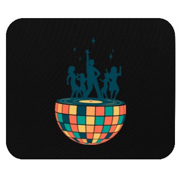 Discover Disco ball - Dancing - Groovy - Clockwork Elements Mouse Pads
