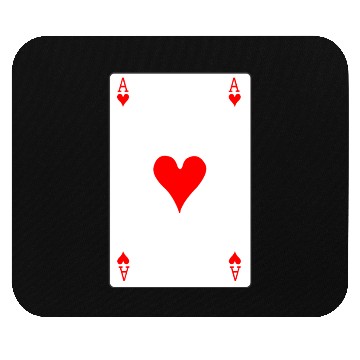 Discover Hearts Playing Card Mouse Pads