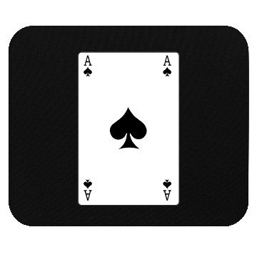 Discover Spades Ace playing card Mouse Pads