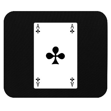 Discover Clover Playing card ace Mouse Pads