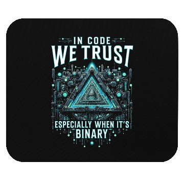 Discover Robotics Engineer In Code We Trust Mouse Pads