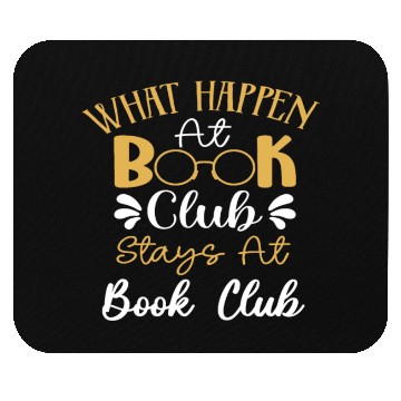 Discover Book Club Friends Read Talk Fun Mouse Pads