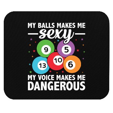 Discover Funny Bingo Lover Mouse Pads