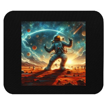 Discover ‘Solo Astronaut Dance Party’ Mouse Pads