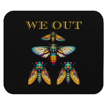 Discover Funny Cicada We Out Cute Cicada Brood Emergence Mouse Pads
