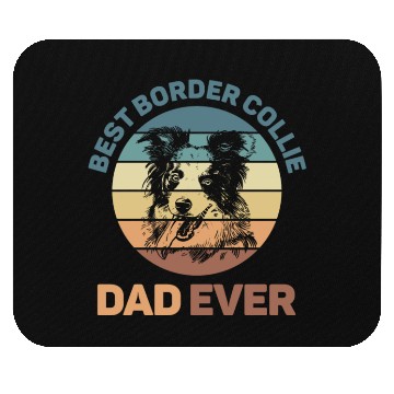 Discover Unique Border Collie Design For Dog Lovers Mouse Pads