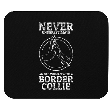 Discover Unique Border Collie Design For Dog Enthusiasts Mouse Pads