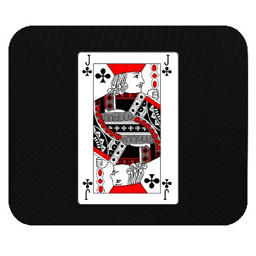 Discover Jack Playing card clover Mouse Pads