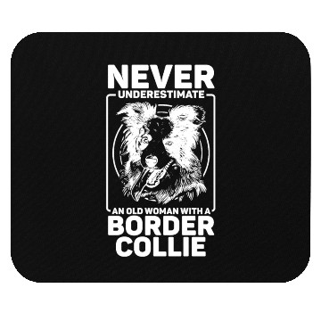 Discover Unique Border Collie Design For Dog Lovers Mouse Pads