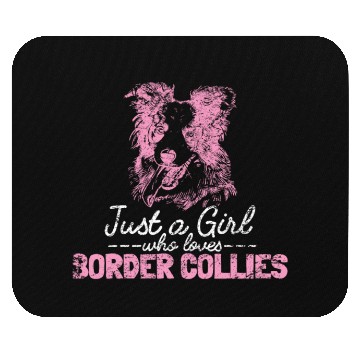 Discover Unique Border Collie Design For Dog Lovers Mouse Pads