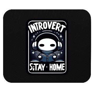 Discover Introvert's Quiet Space Mouse Pads